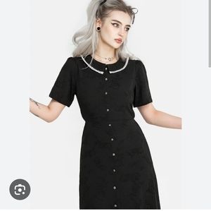 Disturbia Medea Front Button Dress